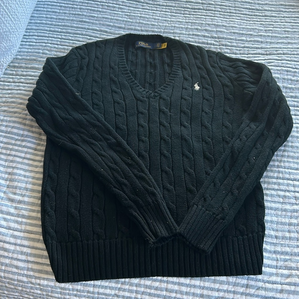 Polo Ralph Lauren, black sweater